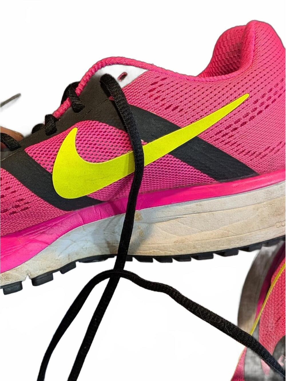 Nike Pegasus Pink and Yellow Men's Running Sneakers Size 9.5